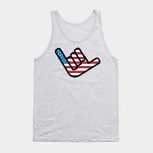 Hang Loose - American Flag Tank Top